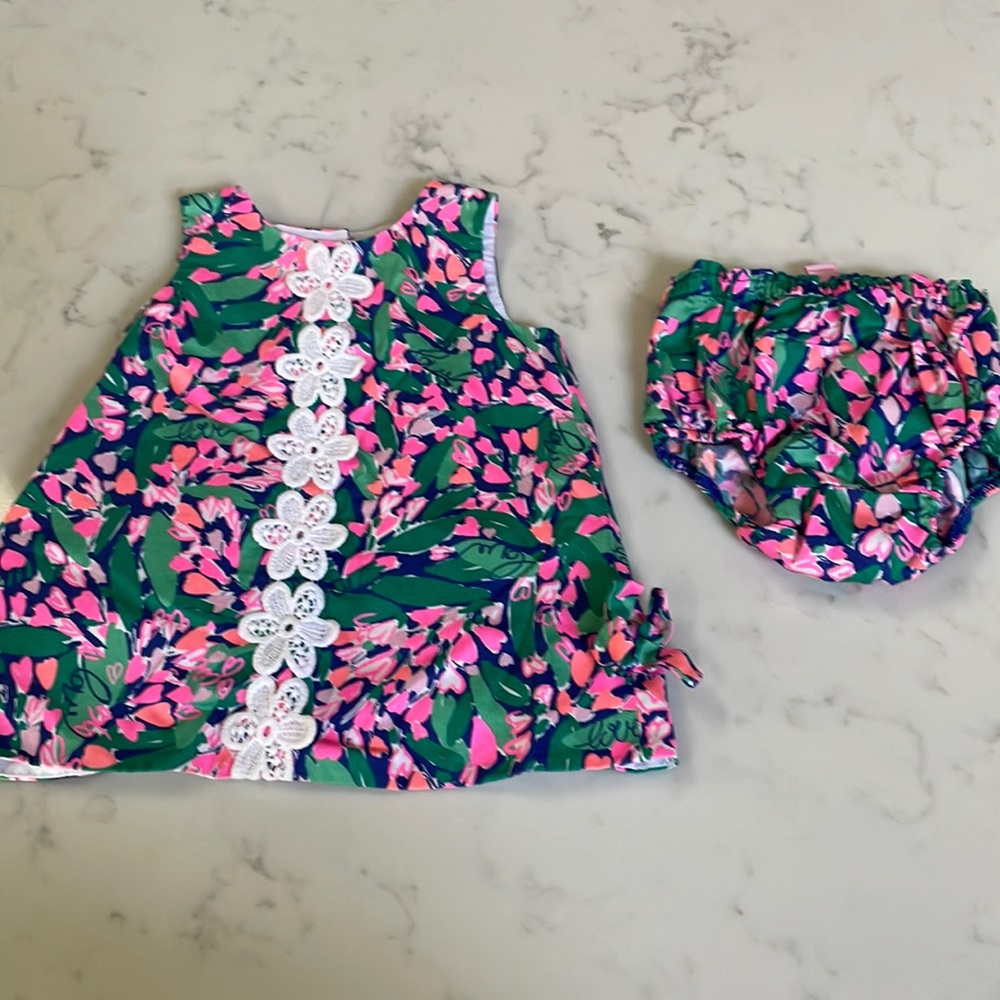 Lilly Pulitzer dress & bloomer set